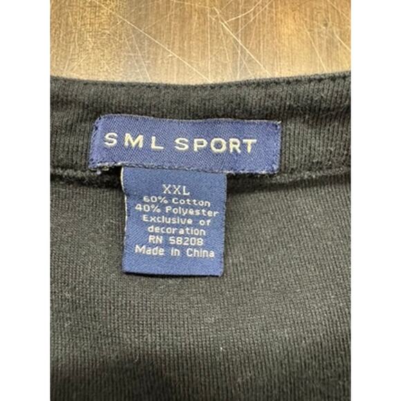 3/4 Sleeve  Black Pumpkin Deco Shirt, Halloween, Vintage, Size XXL, 27.5 x 23 - Picture 5 of 8